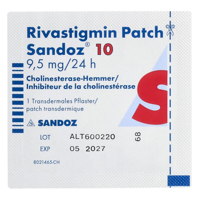 RIVASTIGMIN Patch Sandoz 10 9.5 mg/24h 30 Stk