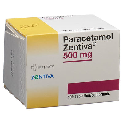 PARACETAMOL Zentiva Tabl 500 mg 100 Stk