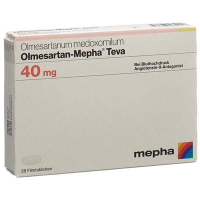 OLMESARTAN Mepha Teva Filmtabl 40 mg 28 Stk