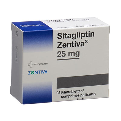 SITAGLIPTIN Zentiva Filmtabl 25 mg 98 Stk