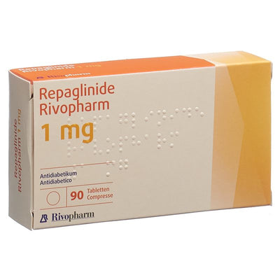 REPAGLINIDE Rivopharm Tabl 1 mg 90 Stk