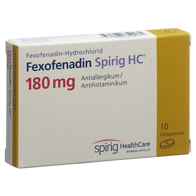 FEXOFENADIN Spirig HC Filmtabl 180 mg 10 Stk