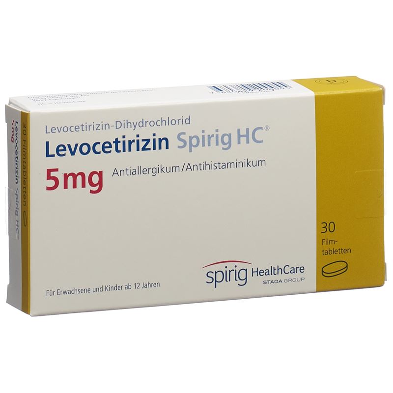 LEVOCETIRIZIN Spirig HC Filmtabl 5 mg 30 Stk