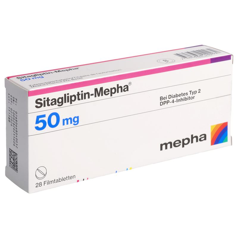 SITAGLIPTIN Mepha Filmtabl 50 mg 28 Stk