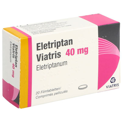 ELETRIPTAN Viatris Filmtabl 40 mg 20 Stk