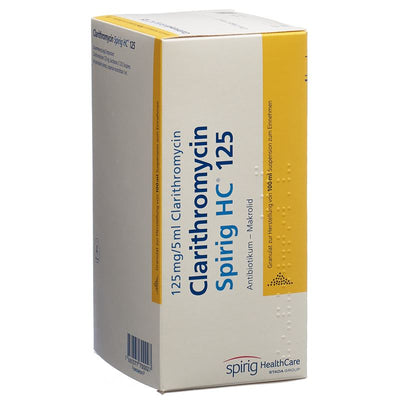 CLARITHROMYCIN Spirig HC 125 mg/5ml Fl 100 ml