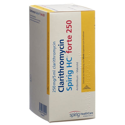 CLARITHROMYCIN Spirig HC forte 250 mg/5ml 100 ml