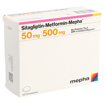 SITAGLIPTIN Metformin Mepha 50/500mg 56 Stk