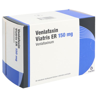 VENLAFAXIN Viatris ER Ret Kaps 150 mg 98 Stk