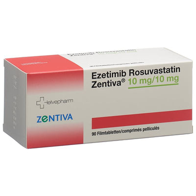 EZETIMIB ROSUVAST Zentiva Filmtabl 10/10 mg 90 Stk