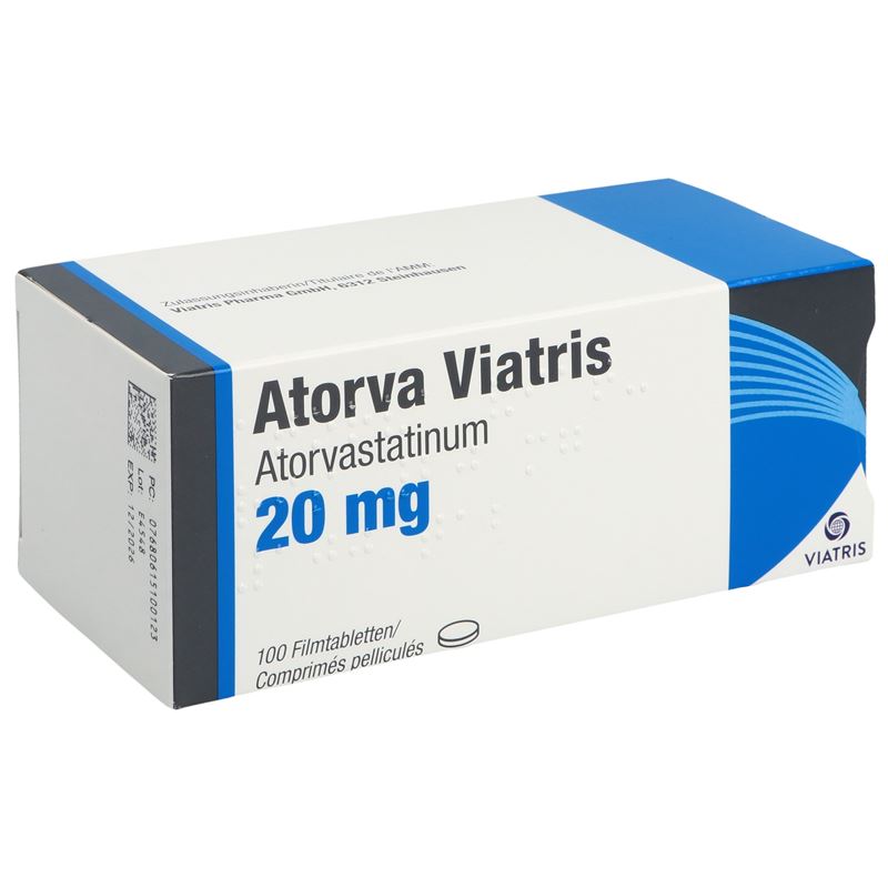 ATORVA Viatris Filmtabl 20 mg 100 Stk