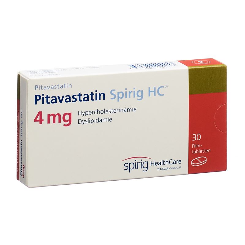 PITAVASTATIN Spirig HC Filmtabl 4 mg 30 Stk