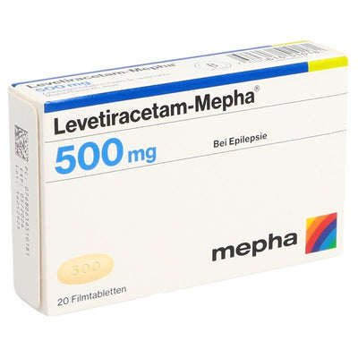 LEVETIRACETAM Mepha Filmtabl 500 mg 20 Stk