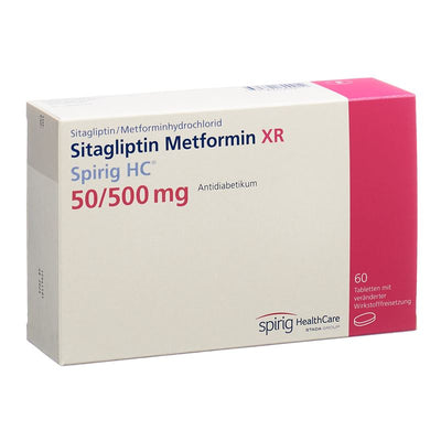 SITAGLIPTIN Metfor XR Spirig HC 50/500mg 60 Stk