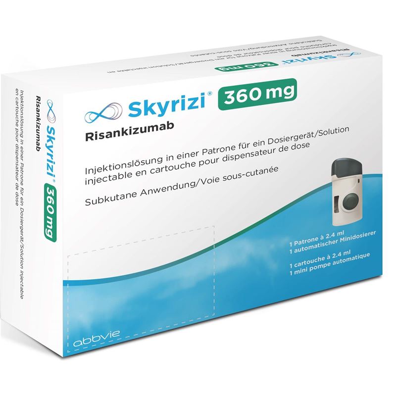 SKYRIZI Inj Lös 360 mg/2.4ml Patrone 2.4 ml