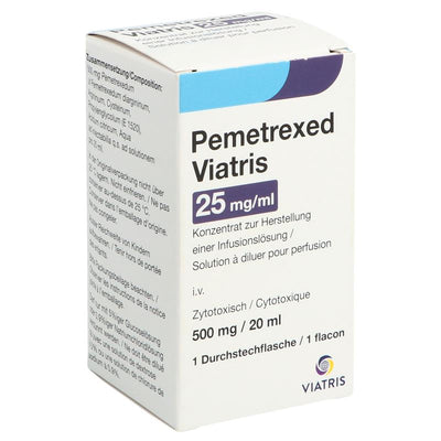 PEMETREXED Viatris Inf Konz 500 mg/20ml Durchstf