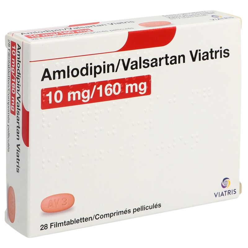 AMLODIPIN VALSARTAN Viatris Filmtabl 10/160 28 Stk