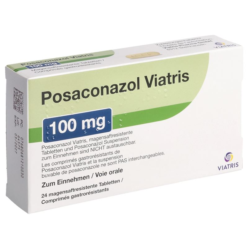 POSACONAZOL Viatris Filmtabl 100 mg 24 Stk