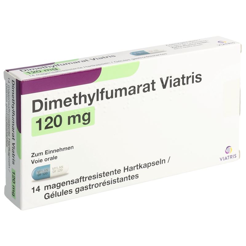 DIMETHYLFUMARAT Viatris Kaps 120 mg 14 Stk