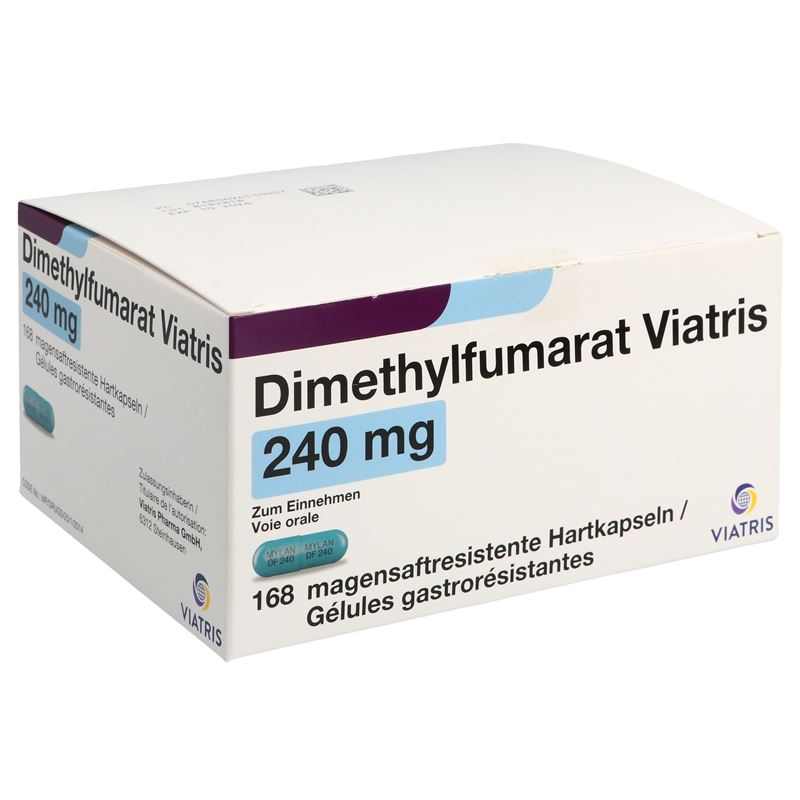 DIMETHYLFUMARAT Viatris Kaps 240 mg 168 Stk