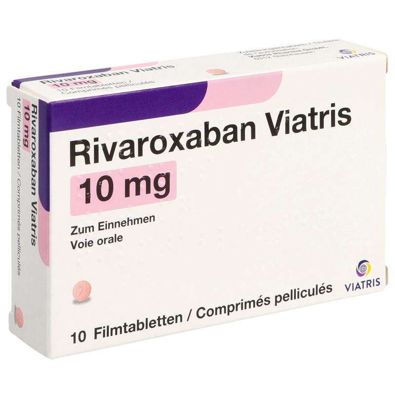 RIVAROXABAN Viatris Filmtabl 10 mg 10 Stk