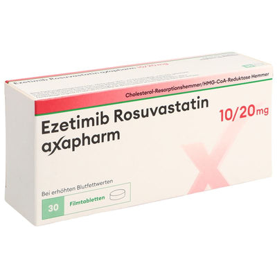 EZETIMIB ROSUVAST axapharm Filmtabl 10/20mg 30 Stk