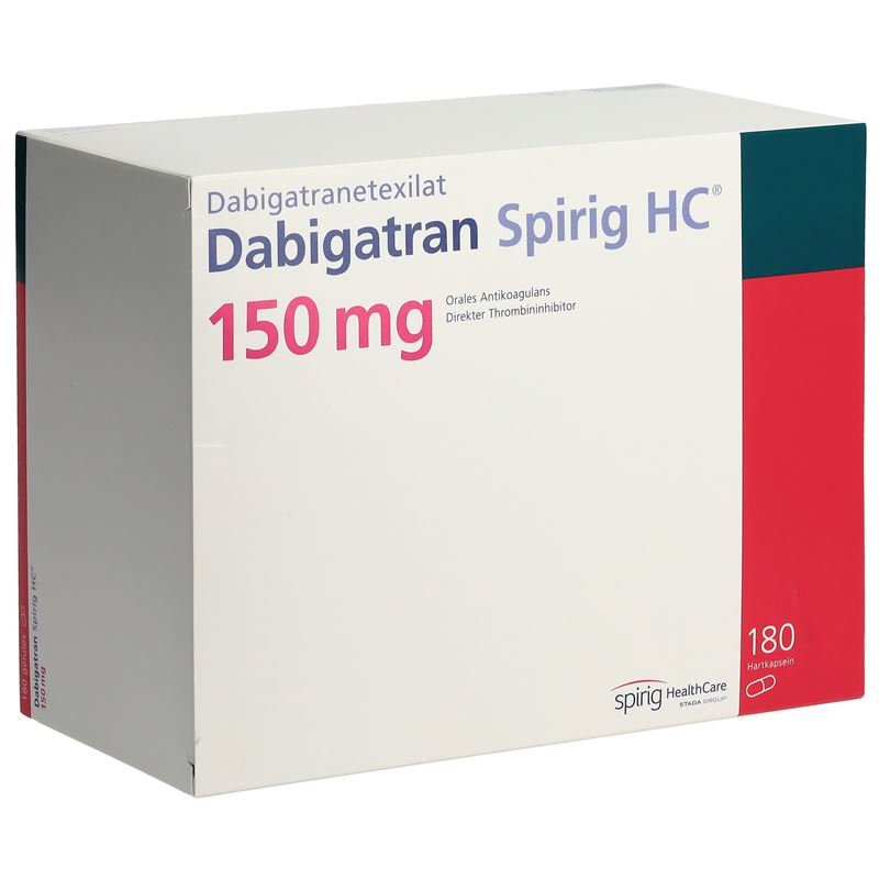 DABIGATRAN Spirig HC Kaps 150 mg 180 Stk