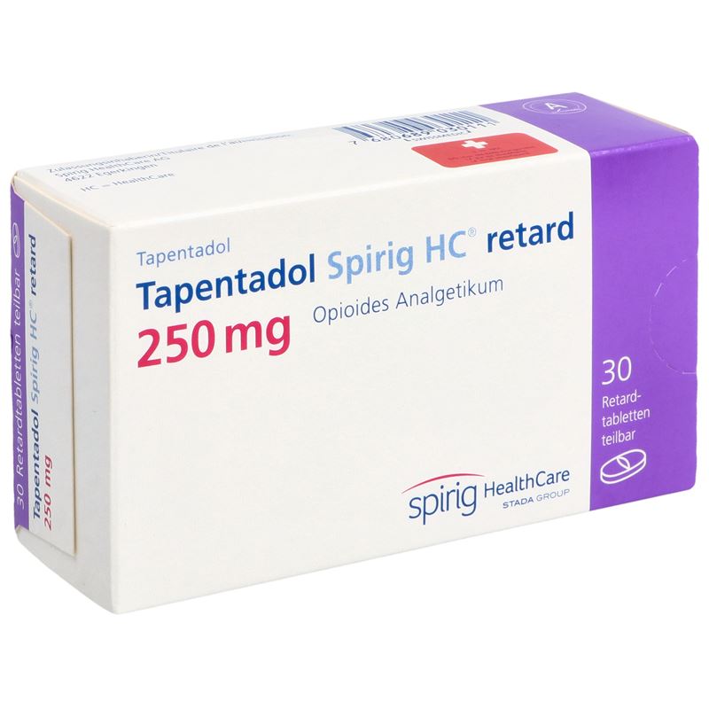 TAPENTADOL Spirig HC retard Ret Tabl 250 mg 30 Stk