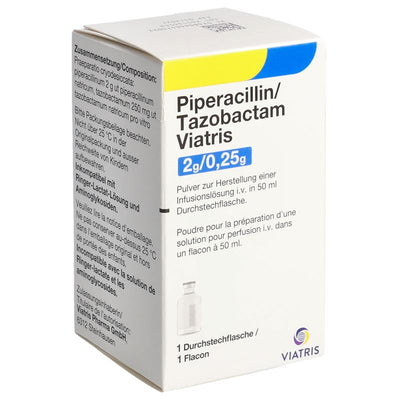 PIPERACILLIN TAZOB. Viatris 2 g/0.25 g Durchstf