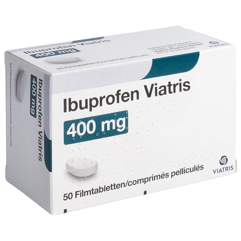 IBUPROFEN Viatris Filmtabl 400 mg 50 Stk