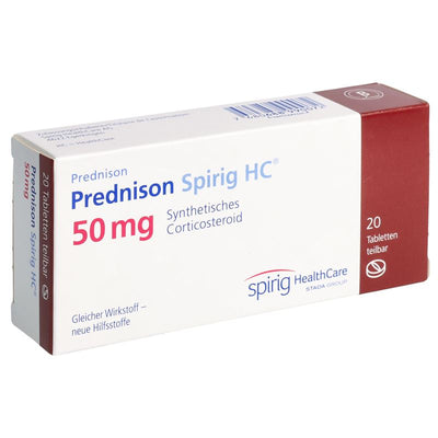 PREDNISON Spirig HC Tabl 50 mg 20 Stk
