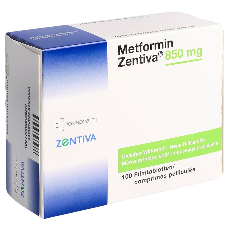 METFORMIN Zentiva Filmtabl 850 mg (neu) 100 Stk