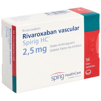 RIVAROXABAN vasc Spirig HC Filmtabl 2.5 mg 56 Stk