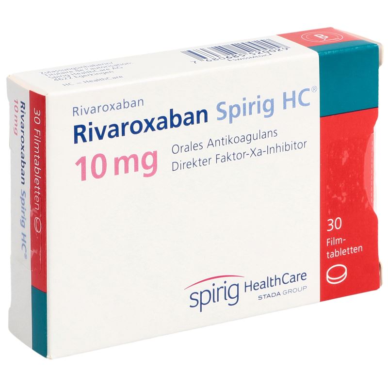 RIVAROXABAN Spirig HC Filmtabl 10 mg 30 Stk