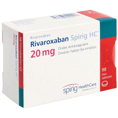 RIVAROXABAN Spirig HC Filmtabl 20 mg 98 Stk