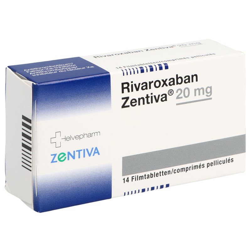 RIVAROXABAN Zentiva Filmtabl 20 mg 14 Stk