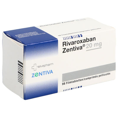 RIVAROXABAN Zentiva Filmtabl 20 mg 98 Stk