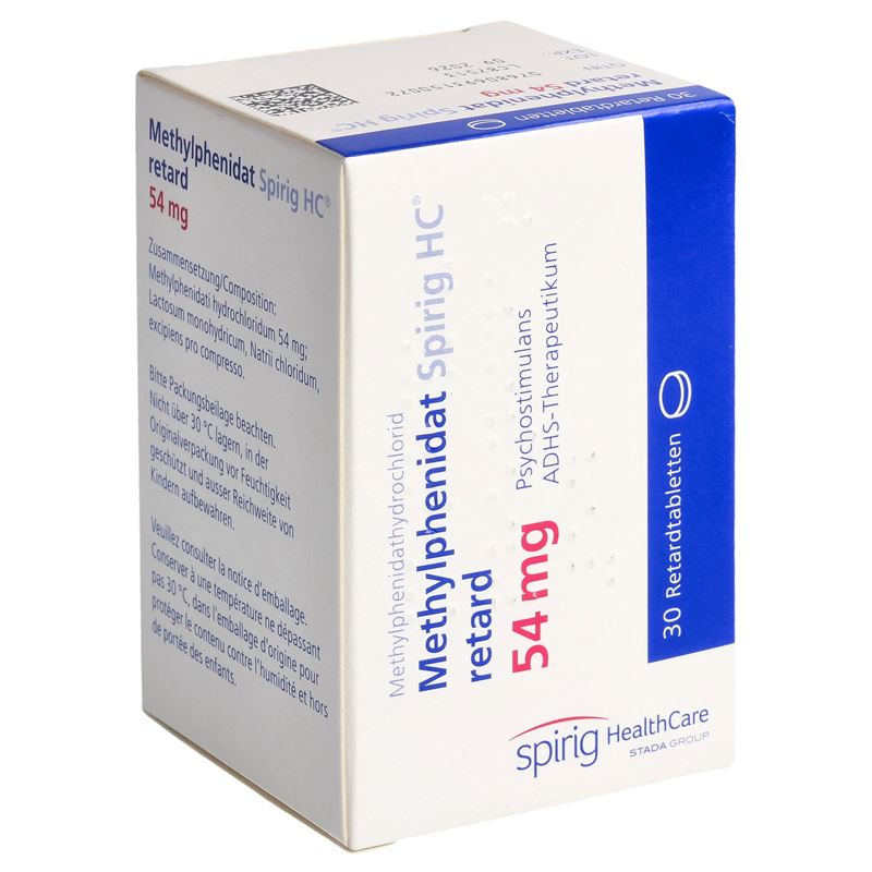 METHYLPHENIDAT Spirig HC Ret Tabl 54 mg Ds 30 Stk