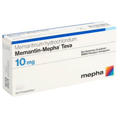 MEMANTIN Mepha Teva Filmtabl 10 mg 56 Stk