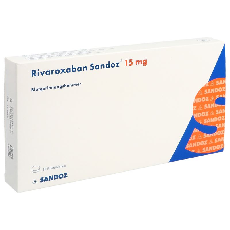 RIVAROXABAN Sandoz Filmtabl 15 mg 28 Stk