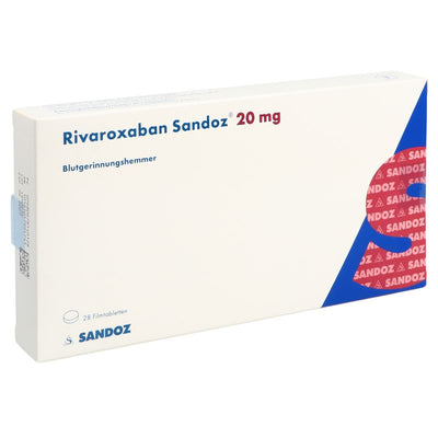 RIVAROXABAN Sandoz Filmtabl 20 mg 28 Stk