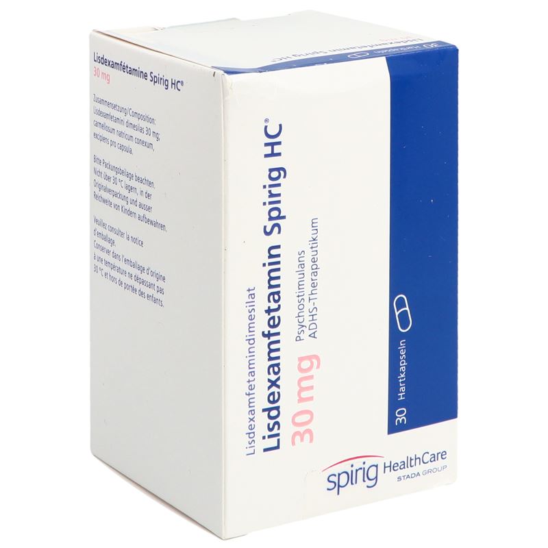 LISDEXAMFETAMIN Spirig HC Kaps 30 mg Ds 30 Stk