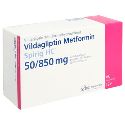 VILDAGLIPTIN Metformin Spirig HC 50/850mg 60 Stk