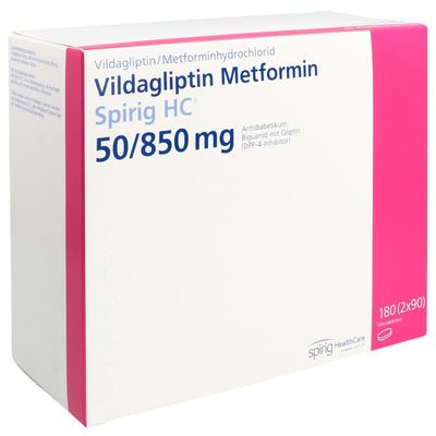 VILDAGLIPTIN Metformin Spirig HC 50/850mg 180 Stk
