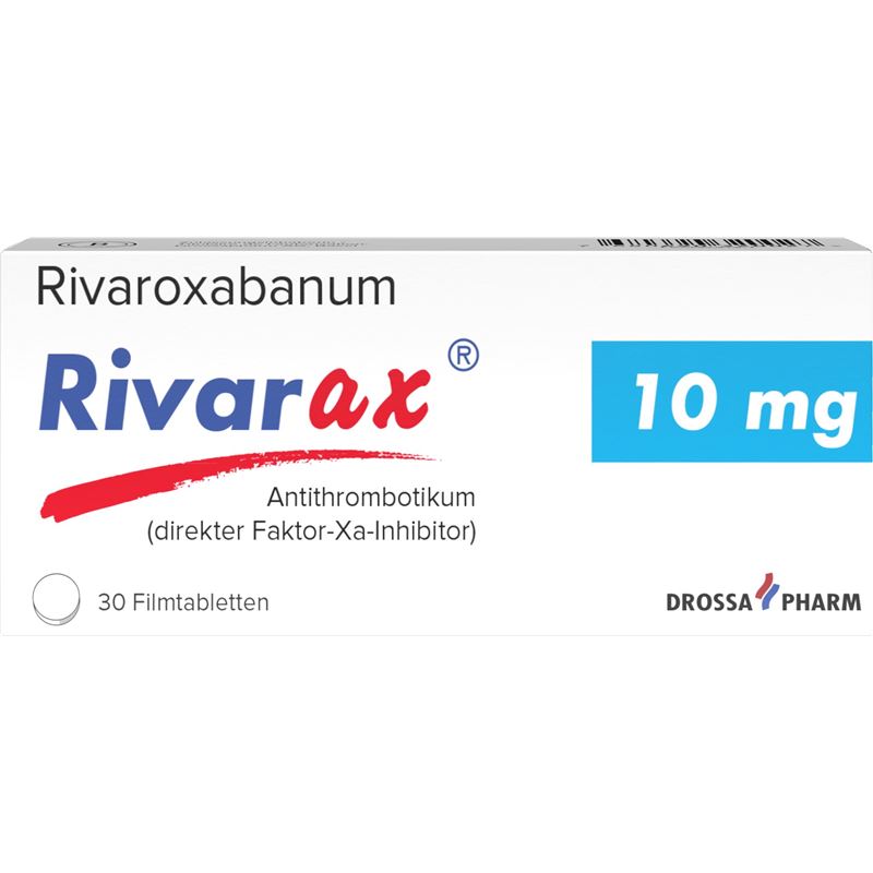 RIVARAX Filmtabl 10 mg 30 Stk