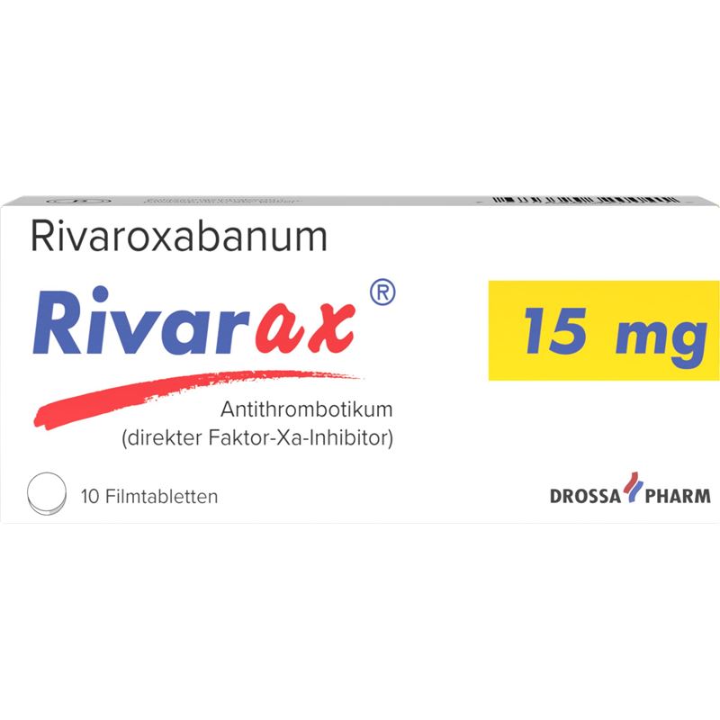 RIVARAX Filmtabl 15 mg 10 Stk