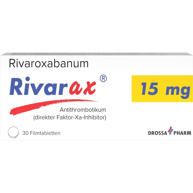 RIVARAX Filmtabl 15 mg 30 Stk