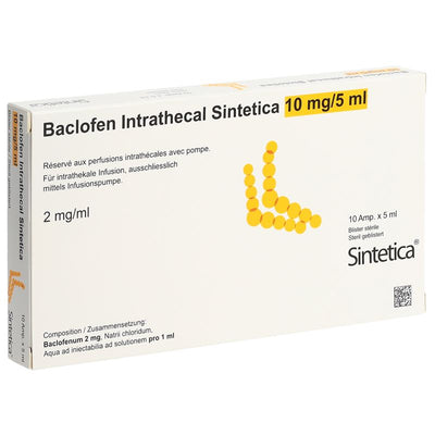 BACLOFEN Intrath Sint 10 mg/5ml st Bl 10 Amp 5 ml