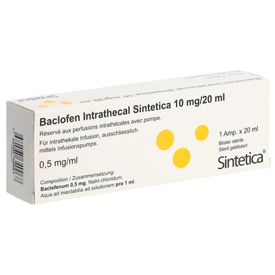 BACLOFEN Intrath Sint 10 mg/20ml st Bl Amp 20 ml