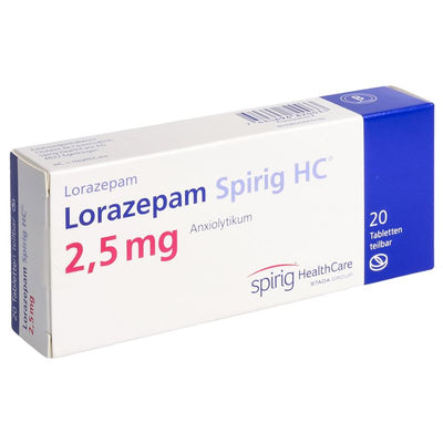 LORAZEPAM Spirig HC Tabl 2.5 mg 20 Stk